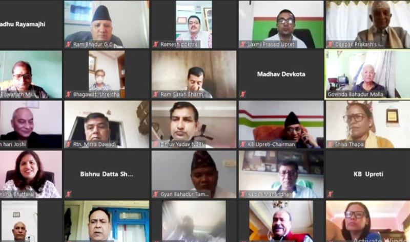 सहकारी बैंकका पूर्व संचालकहरुसंग छलफल